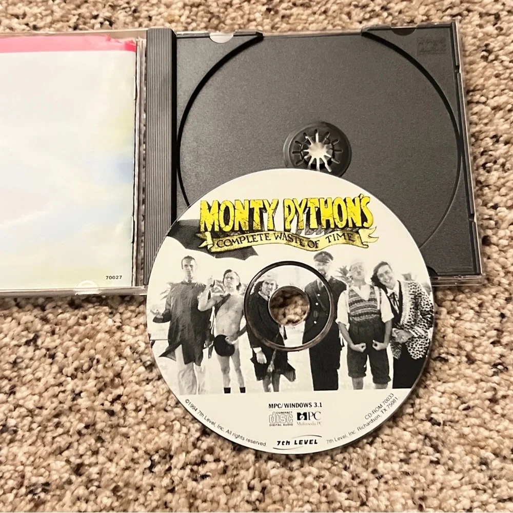 Monty Python's Complete Waste of Time Windows PC CD Rom 1994 Hymnbook